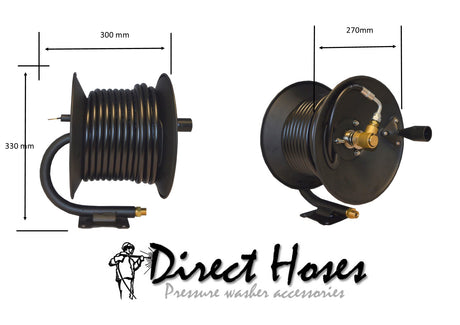 Hose reel handle for curved barrel reel – Pressure City