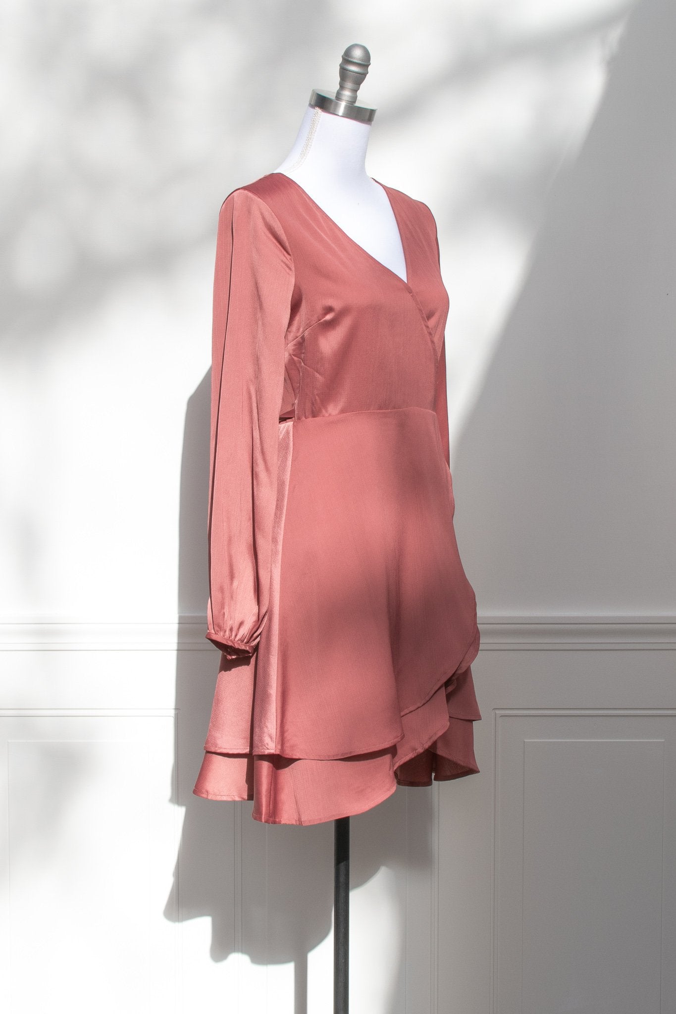 Coral Wrap Dress Hotsell, 56% OFF ...