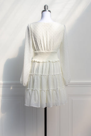 white valentine dress