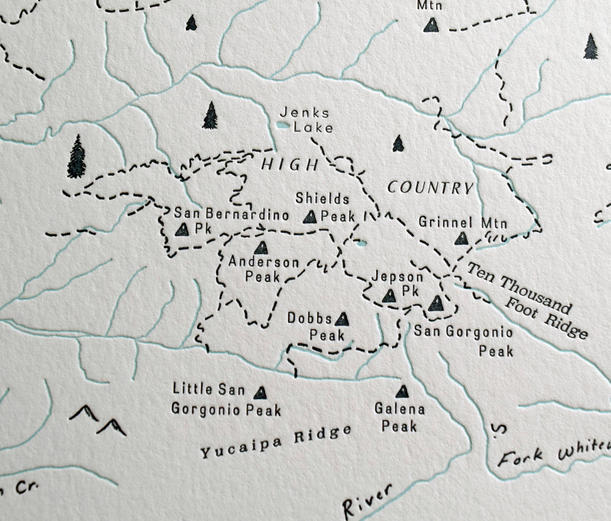 San Gorgonio Wilderness Map