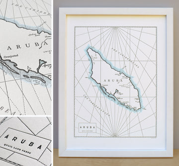  Historic Map - [St. Barts, St. Martin, Anguilla, Newfoundland,  French : St. Barts, St. Martin, Anguilla, Newfoundland, French Guyana,St.  Pierre et Miquelon, 1849 - Vintage Wall Art 36in x 24in: Posters