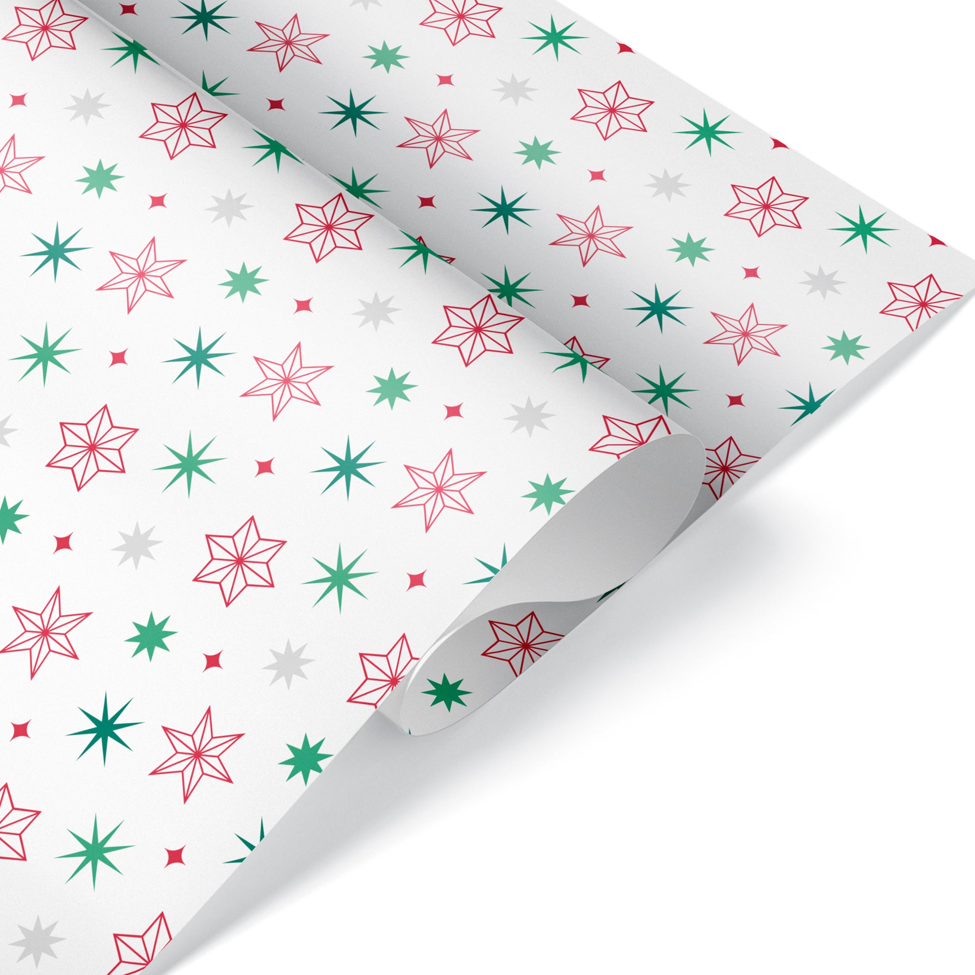 Christmas Stripe Wrapping Paper - Red and Green - Graphic Spaces