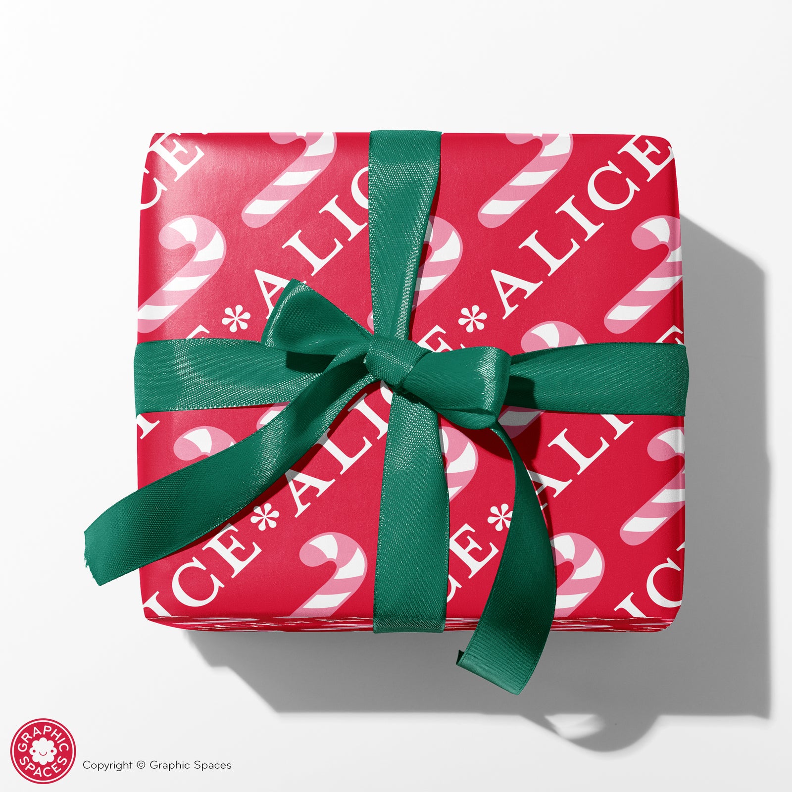 Whimsical Peppermint Theme Thick Wrapping Paper, Hard Christmas Candy Mix  Holiday Gift Wrap, For Teen Tween Foodie (One 20 inch x 30 inch sheet)