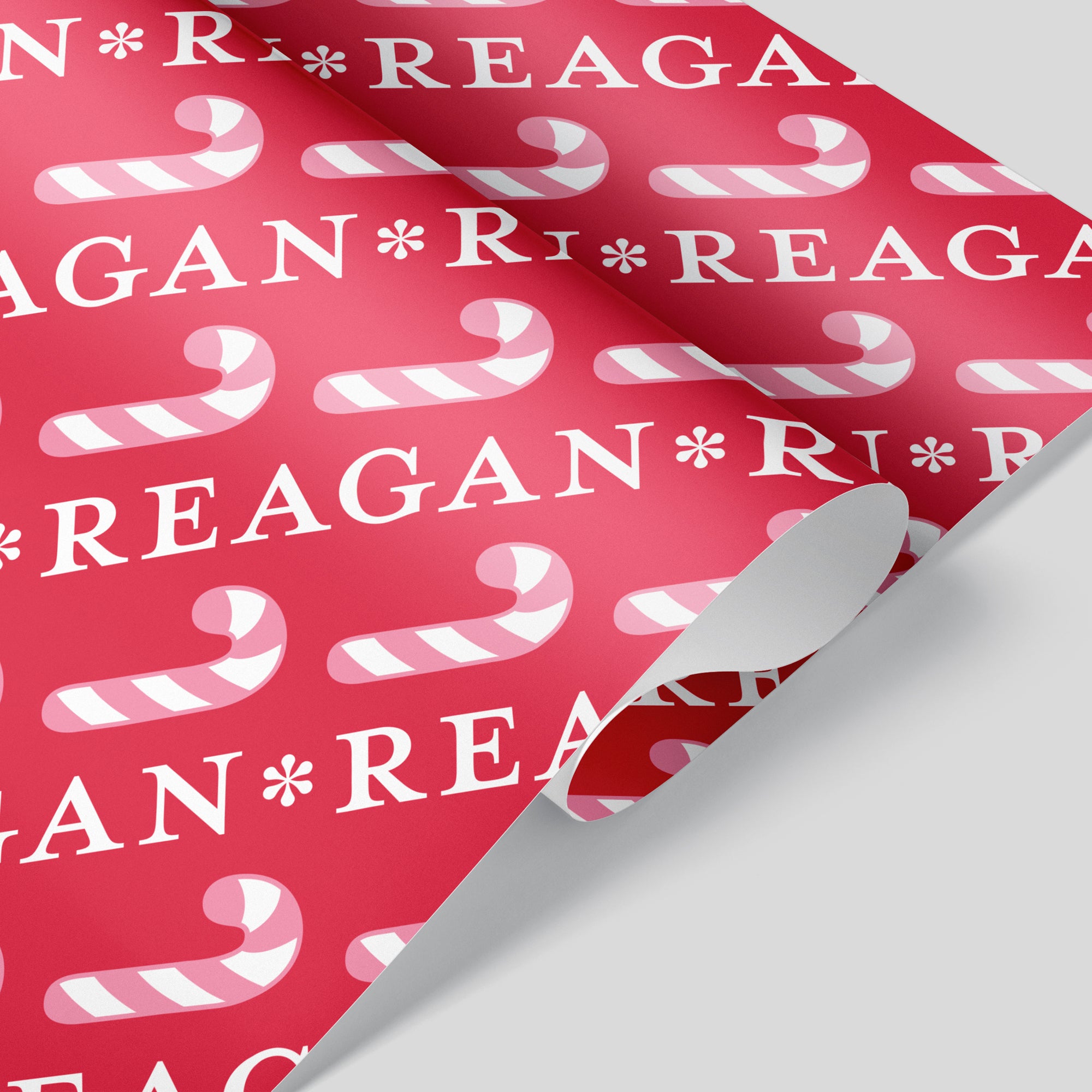 Personalized Candy Cane Design Christmas Tissue Paper — Potter's