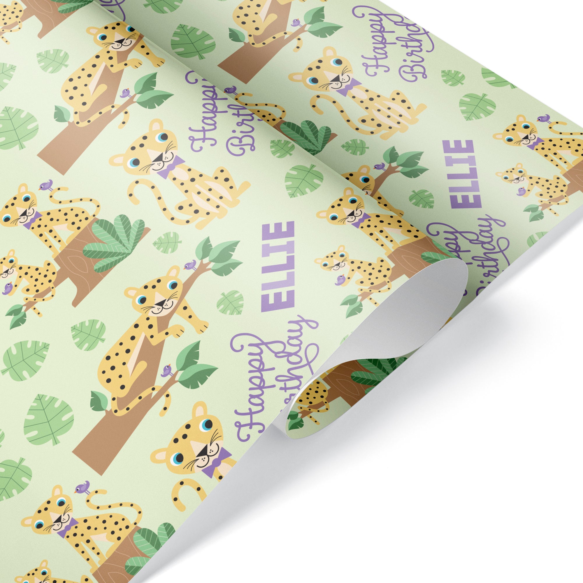 CENTRAL 23 Safari Wrapping Paper - 6 Sheets Beige Gift Wrap - Elephant  Cheetah Zebra - Cute Animal Print Wrapping Paper - Comes With Fun Stickers