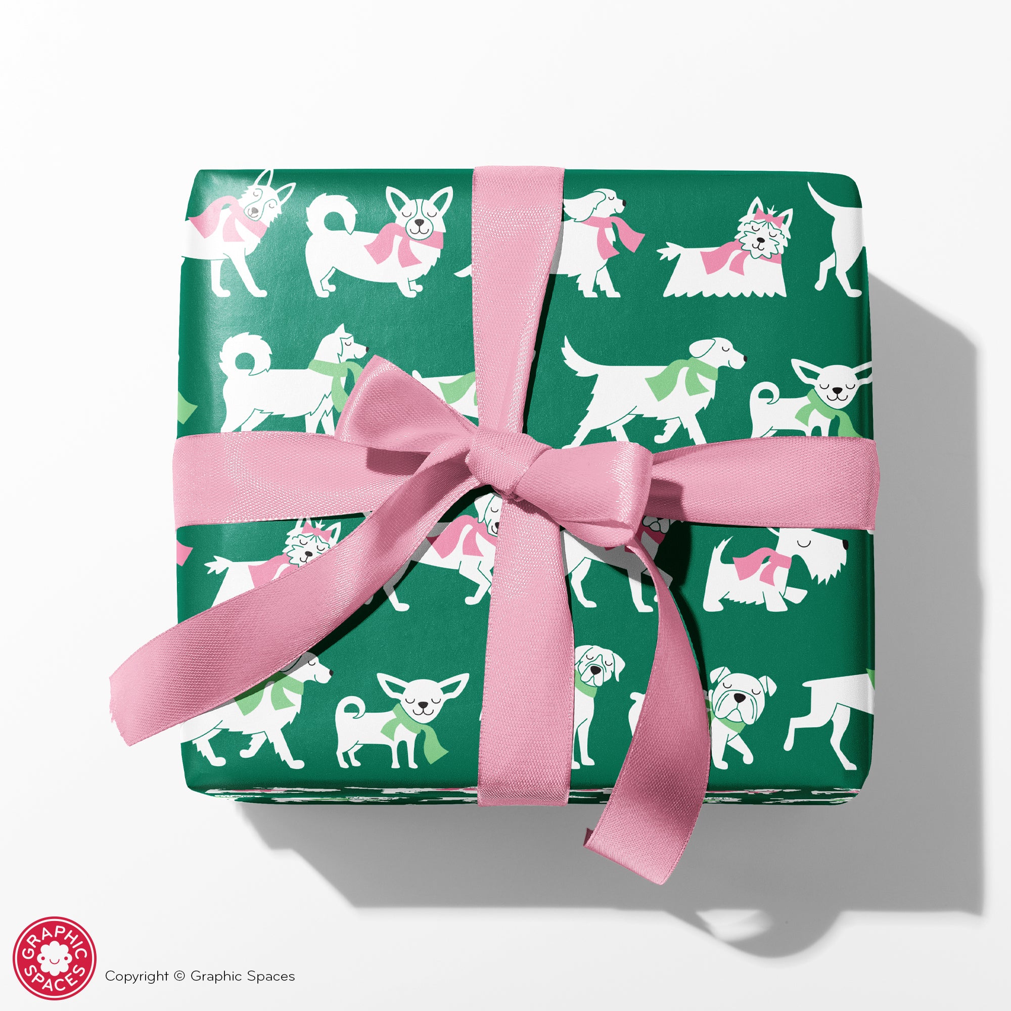 Goldendoodle Dog Christmas Personalized Wrapping Paper, Kids, Puppy -  Graphic Spaces