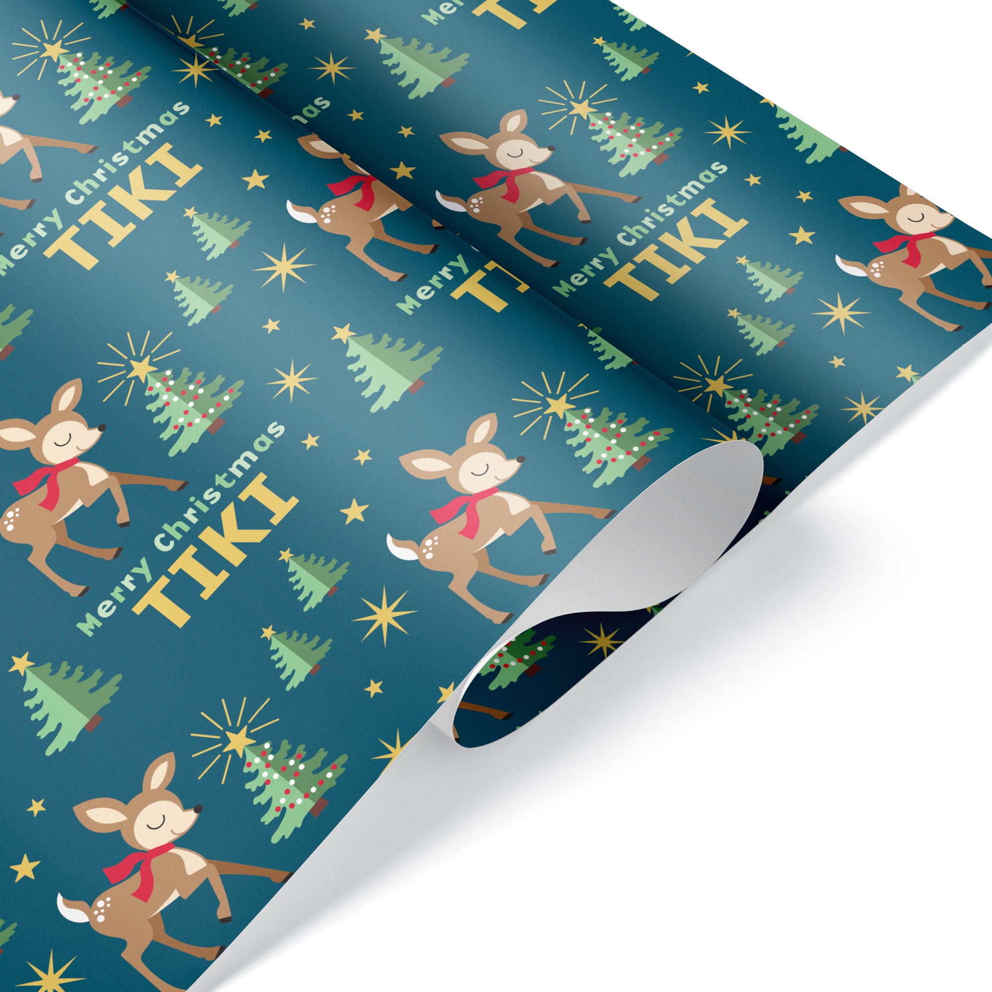 Christmas Personalized Name Wrapping Paper - CLASSIC