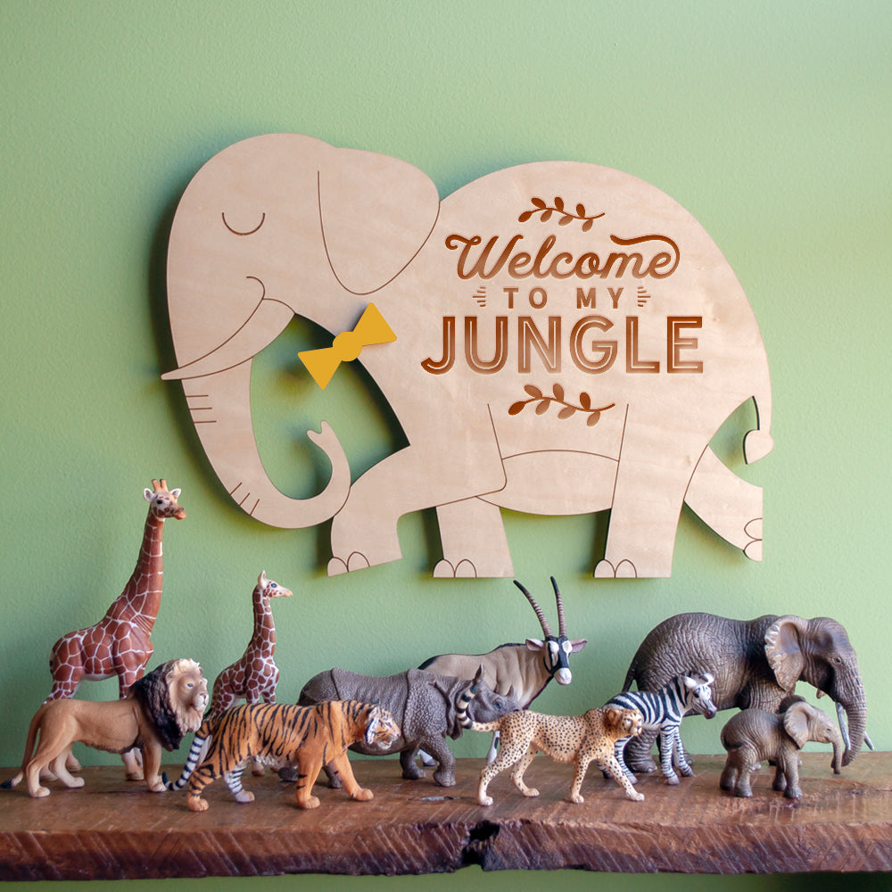 Hippo Nursery Decor, Jungle Animal Nursery, Hippo Wall Hook, Kids