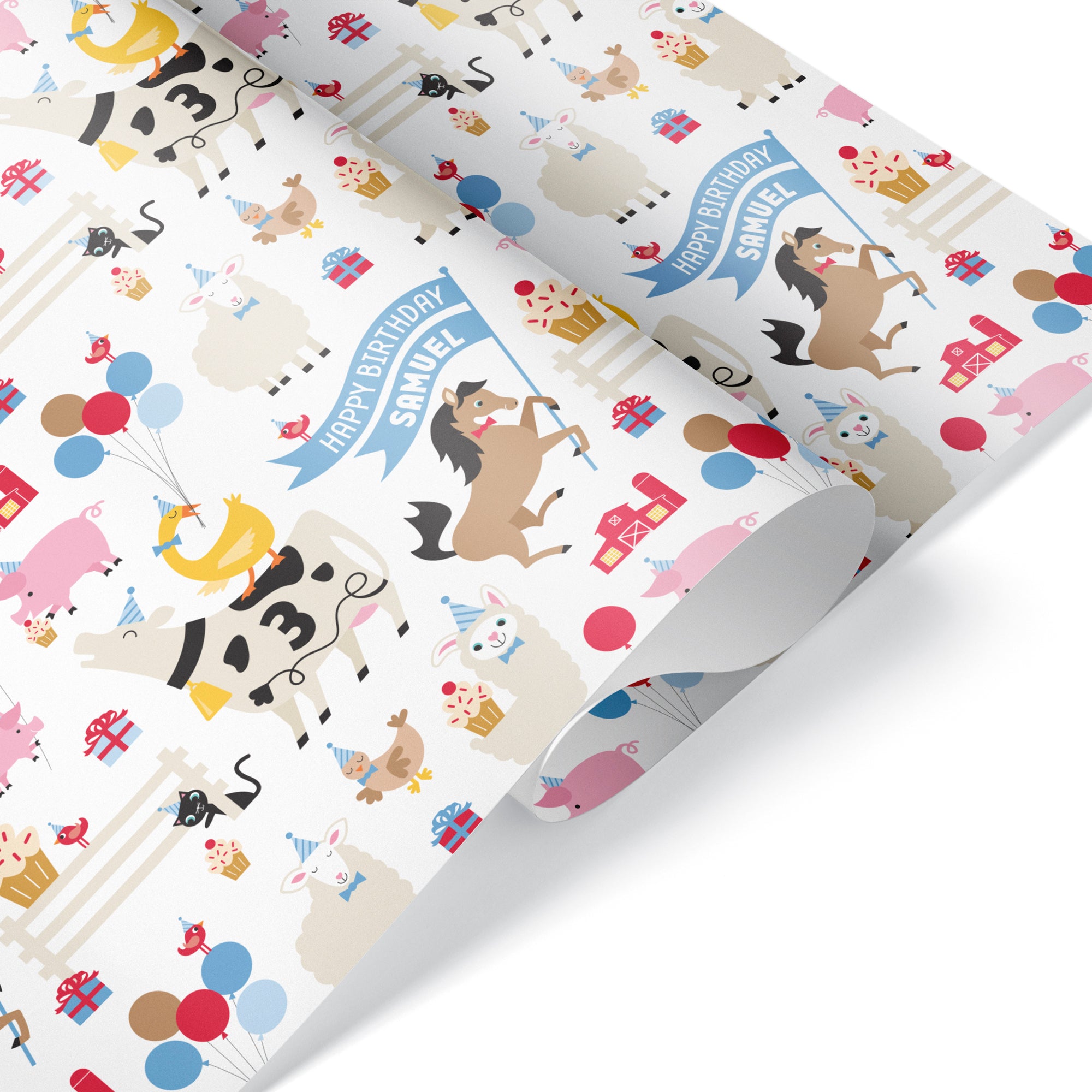 Cow Wrapping Paper, Moo Wrapping Paper, Farm Wrapping Paper Gift Wrap,  Birthday Wrapping Paper For, Fun Wrapping Paper For, Boys Girls 