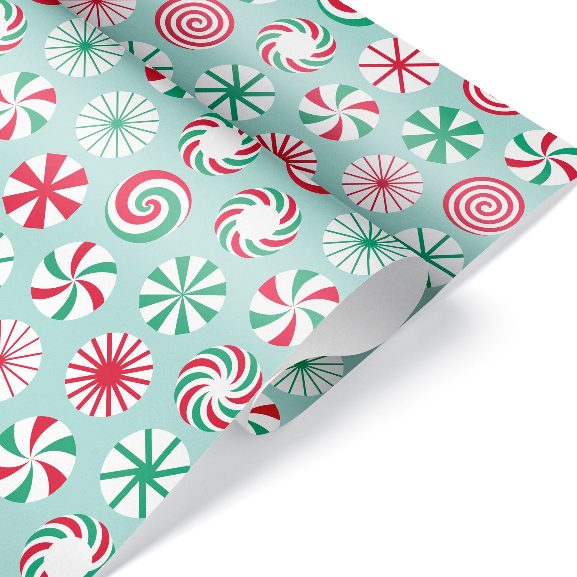 Peppermint Candy Christmas Wrapping Paper Classic Retro Holiday Sweet -  Graphic Spaces