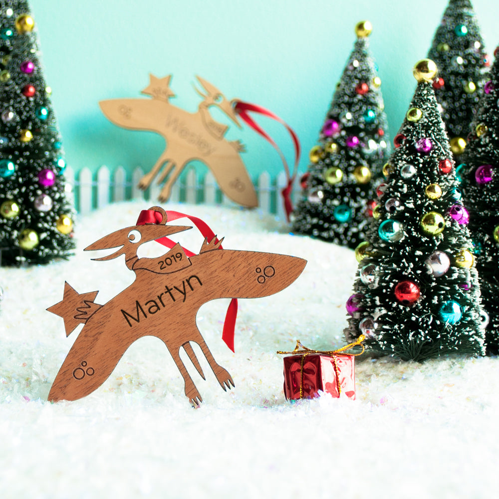Personalized Dinosaur Ornament Pterodactyl Graphic Spaces