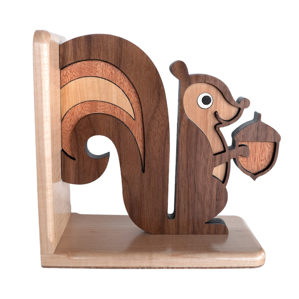 wooden bookends