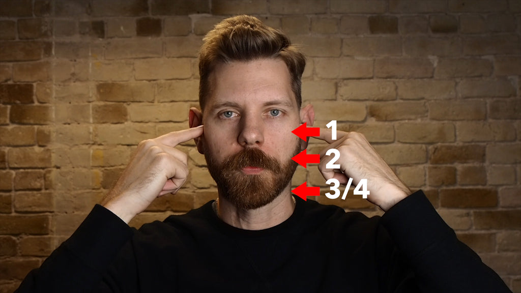 beard trimming with clippers