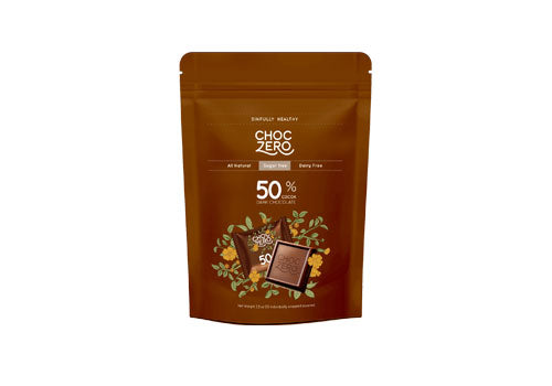 ChocZero 50% Dark Chocolate Squares