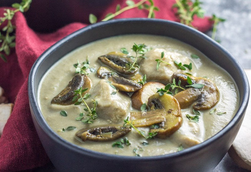 Creamy Mushroom Chicken Soup Recipe