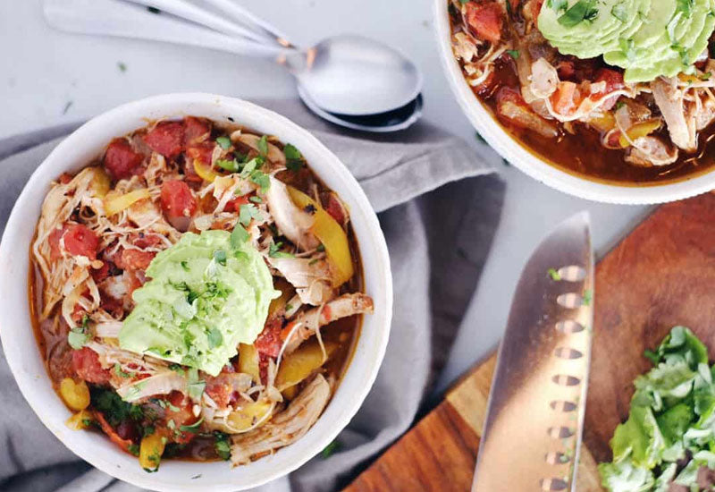 Crockpot Chicken Enchilada Soup Recipe