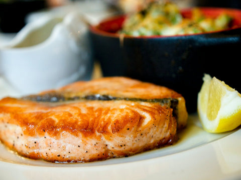Broiled salmon is a great option for the paleo diet