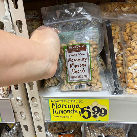 trader joe's rosemary almonds