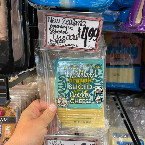 trader joe's cheddar cheese