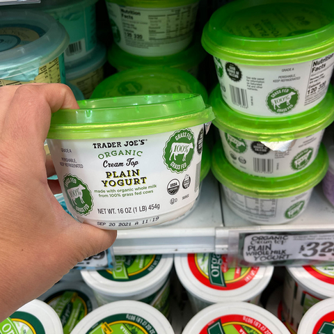 trader joe's yogurt