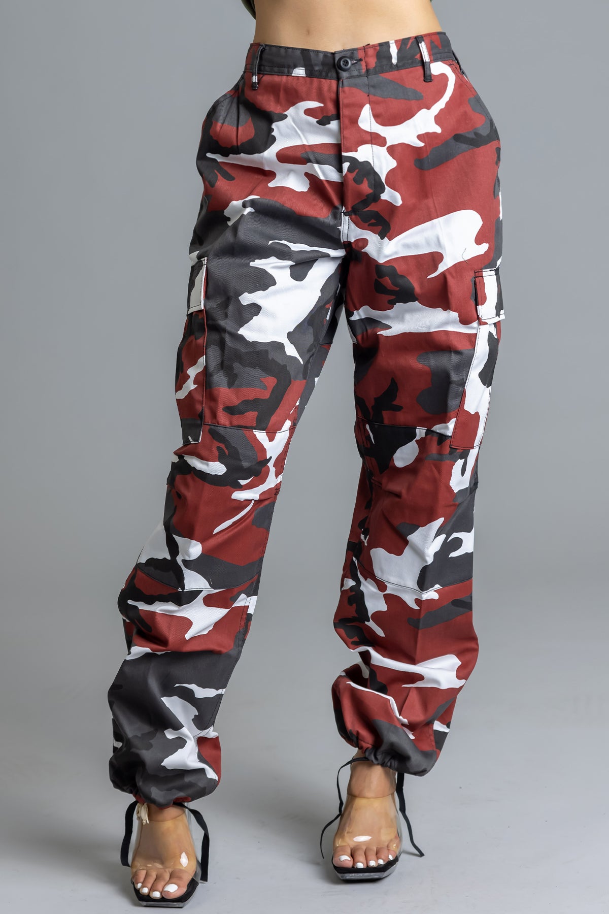 Tactical Camouflage BDU Pants  Red