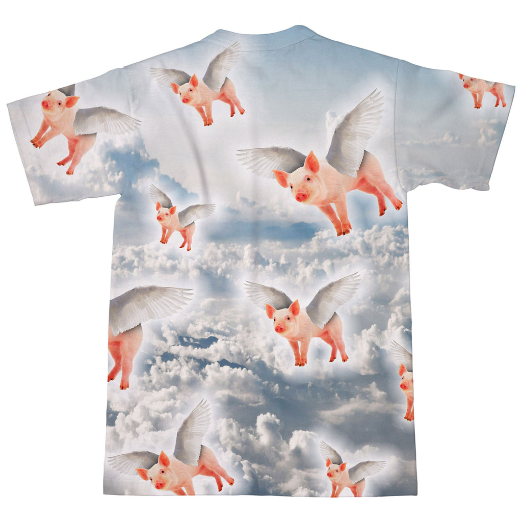 Flying Pigs TShirt Shelfies