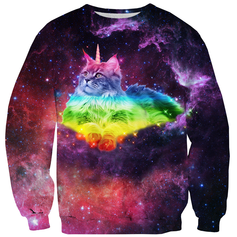 space cat sweater