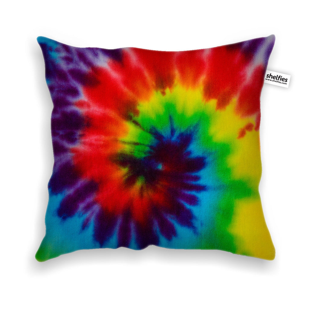 tie dye throw pillow