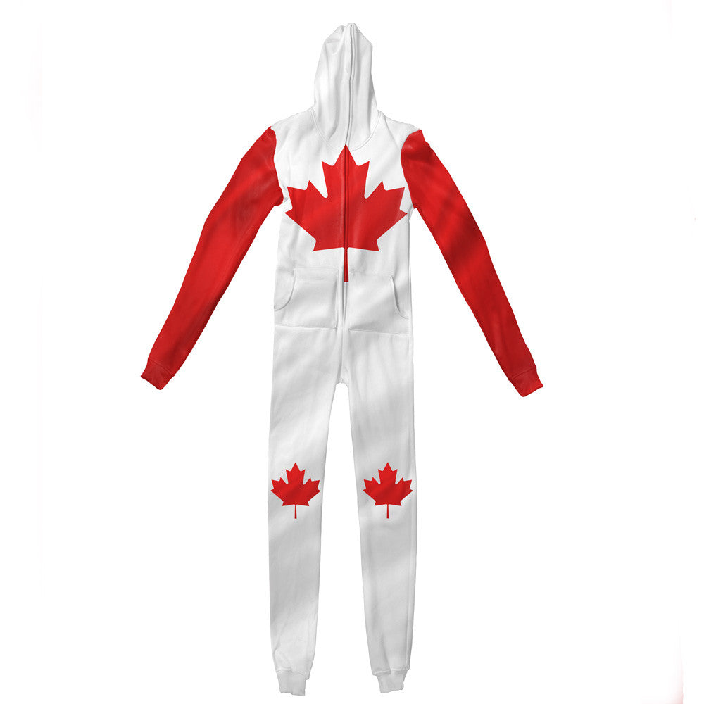 Canadian Flag Adult Jumpsuit | Shelfies