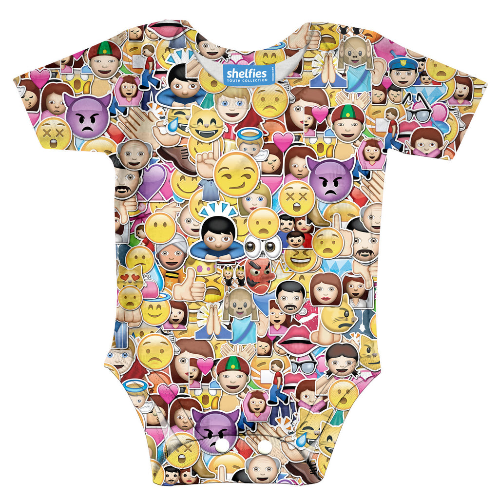 Emoji Invasion Baby Onesie | Shelfies