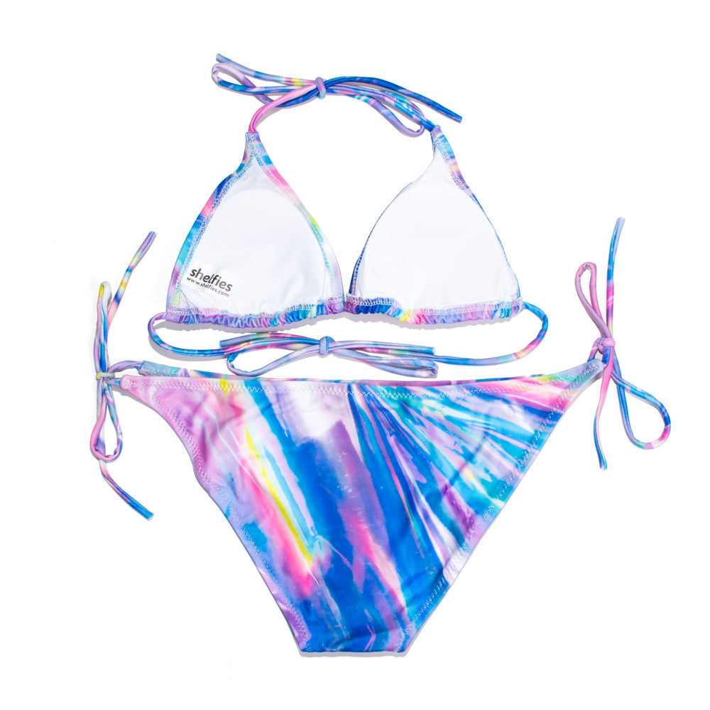Holographic Foil Bikini – Shelfies - Outrageous Clothing