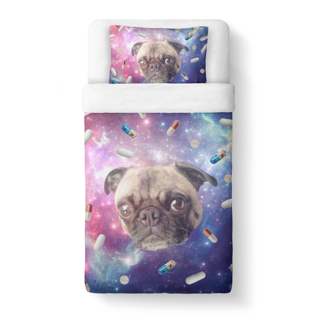 Pugs With Drugs Duvet Cover Shelfies