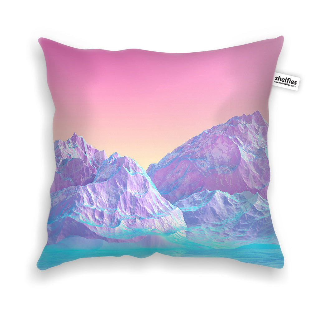 mountain throw pillow