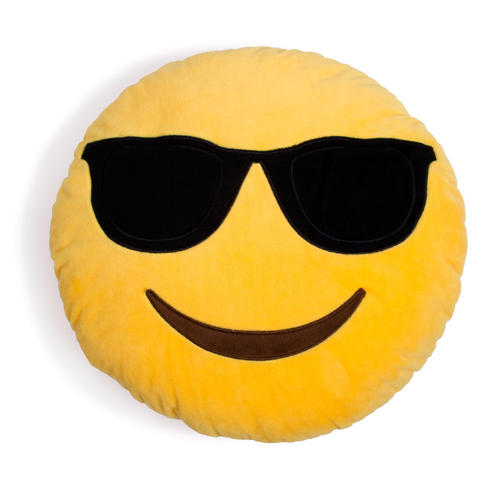 Cool Guy Sunglasses Emoji Pillow Shelfies