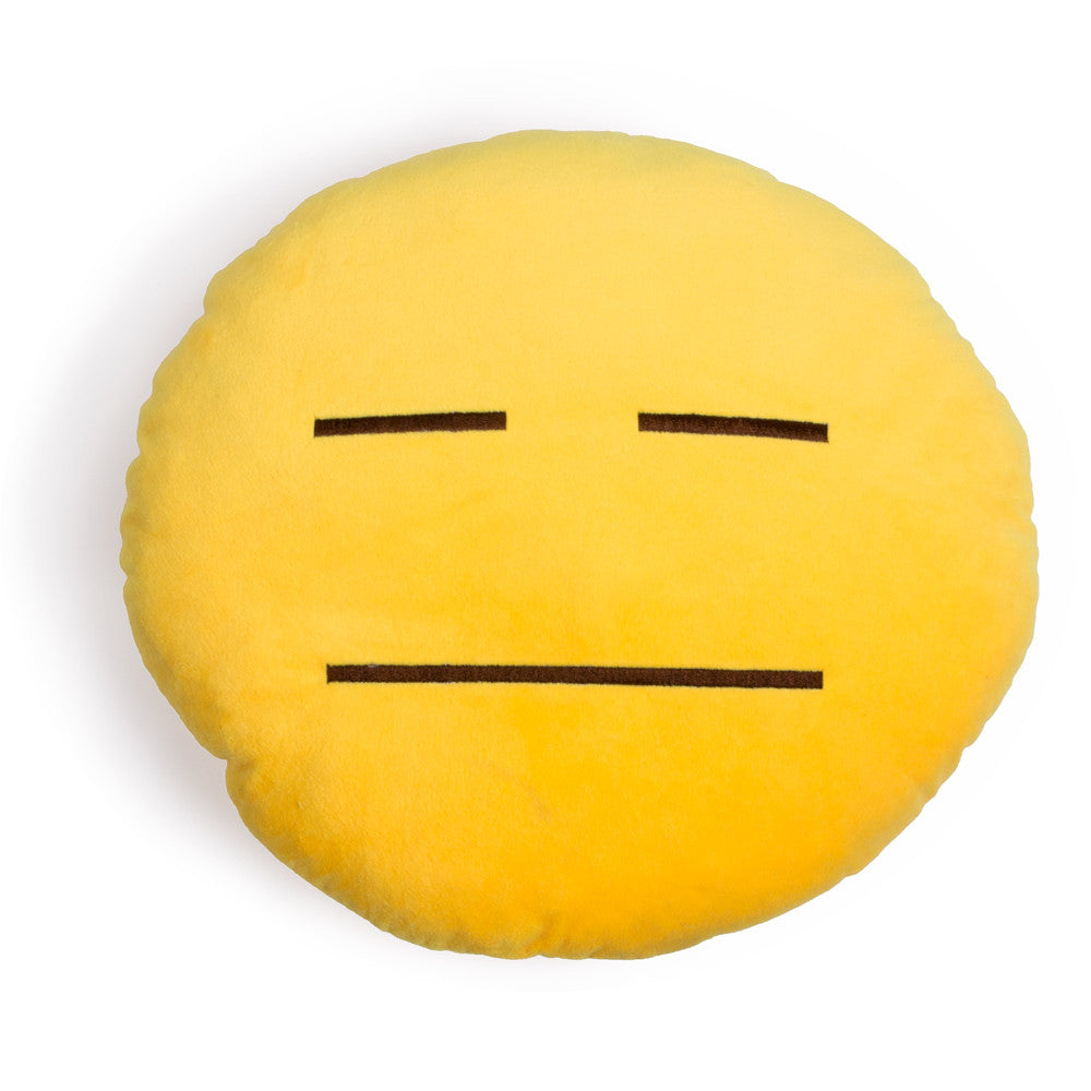 Poker Face Emoji Pillow Shelfies