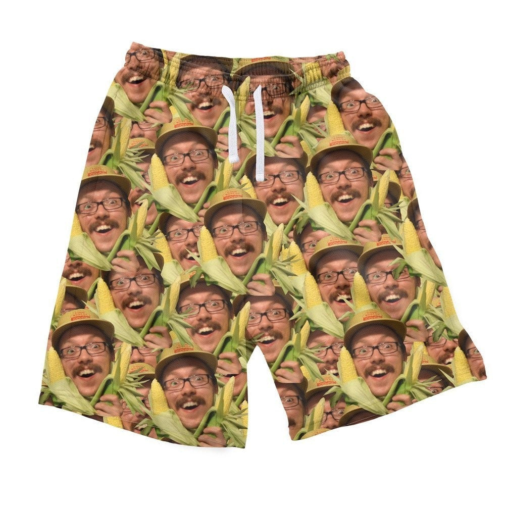 face on shorts