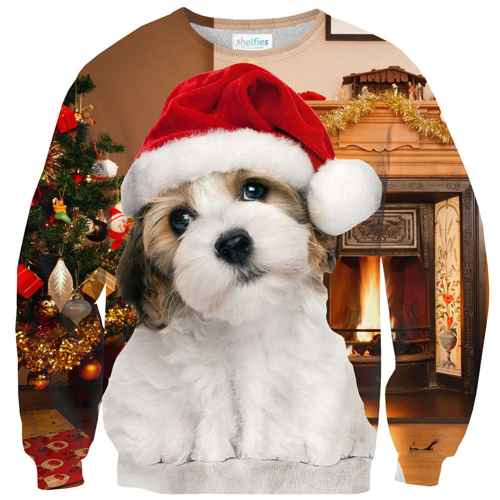 Christmas Dog Sweater Shelfies