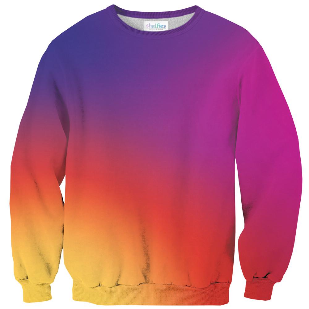 Instagram Gradient Sweater Shelfies