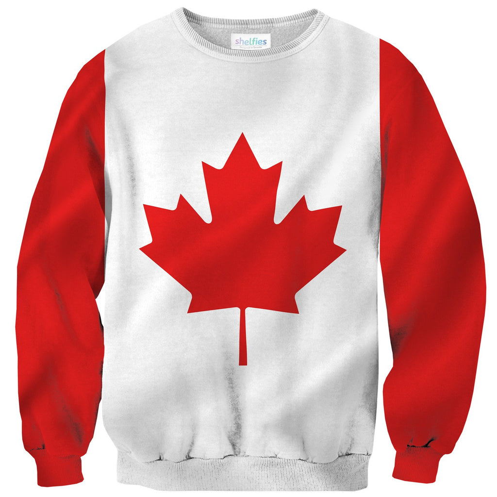 Canadian Flag Sweater Shelfies