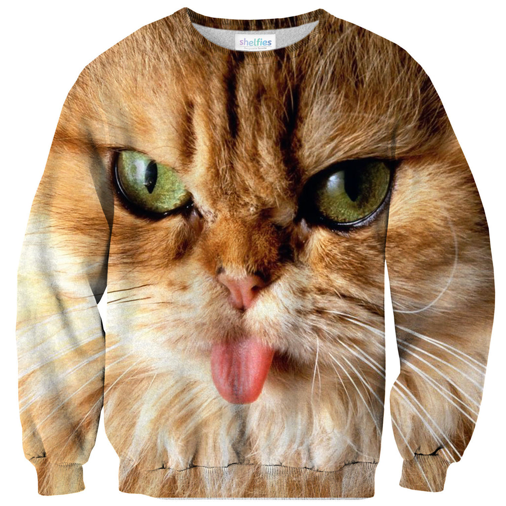 cat face sweater