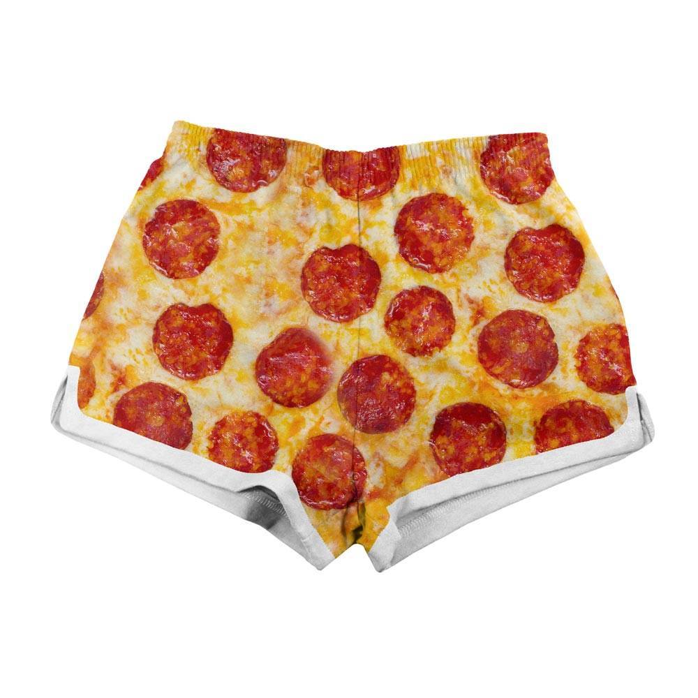 Party Pizza Women's Shorts - Shelfies | All-Over-Print Everywhere ...