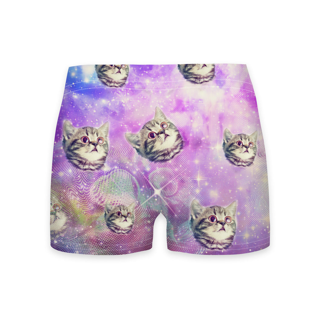 Trippin' Kitty Kat Workout Shorts | Shelfies