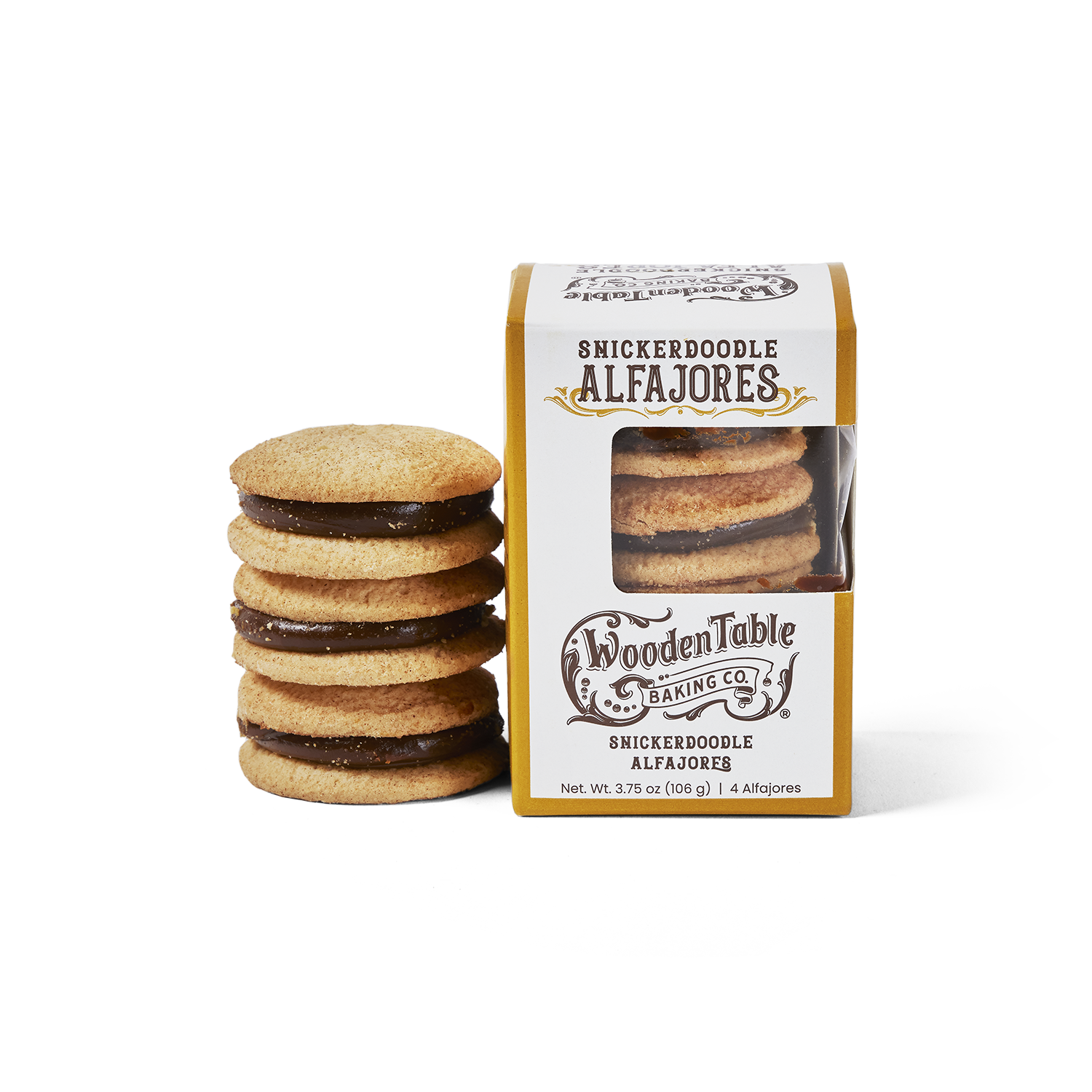 Chocolate Alfajores Argentinos - Cocoa Shortbread and Sandwich Cookies  Dipped in Semisweet Chocolate - Wooden Table Baking Company Gourmet Set Of  4