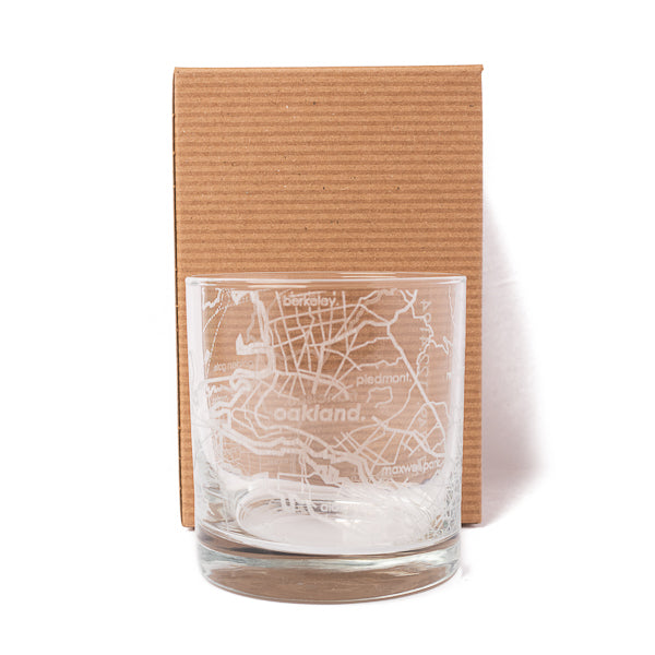 Santa Barbara Map Wine Glass  Large Stemless Wine Glass - Well Told