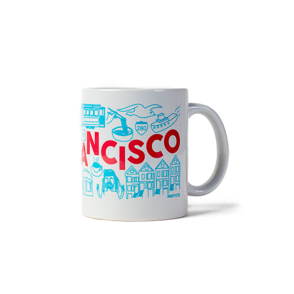 Heart in San Francisco Coffee Mug — San Francisco Mercantile