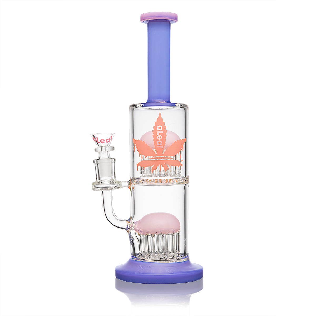 11 inch aLeaf Double Tree Perc Water Pipe
