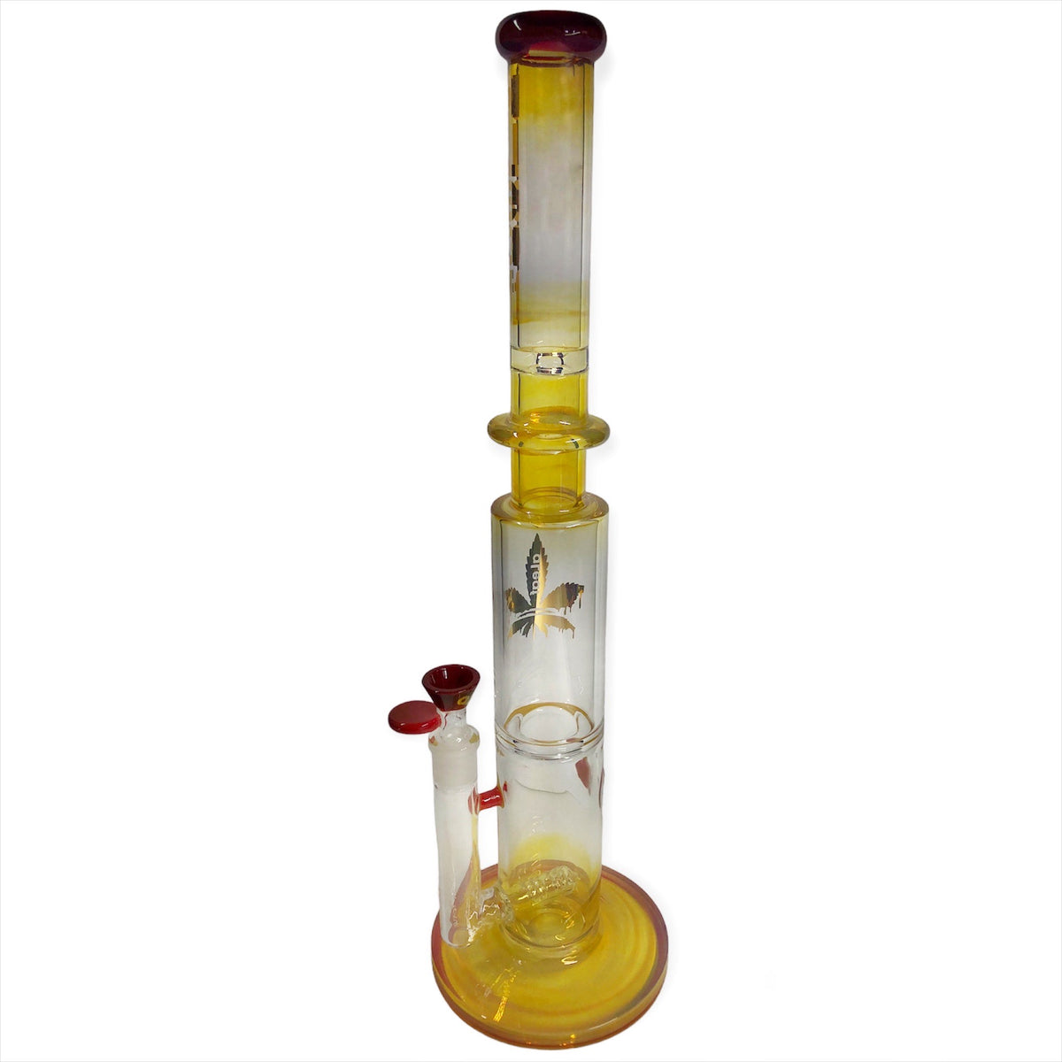 SMALL QUADRUPLE PERCOLATOR BONG/ BLUE - Haze Emporium