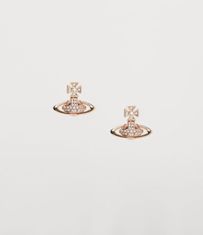 Vivienne Westwood London Orb Earrings Pink Gold Collardmanson