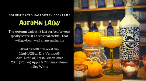 Autumn Lady Gin Cocktail