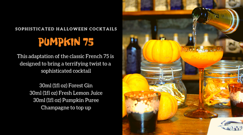 Pumpkin 75 Gin Cocktail